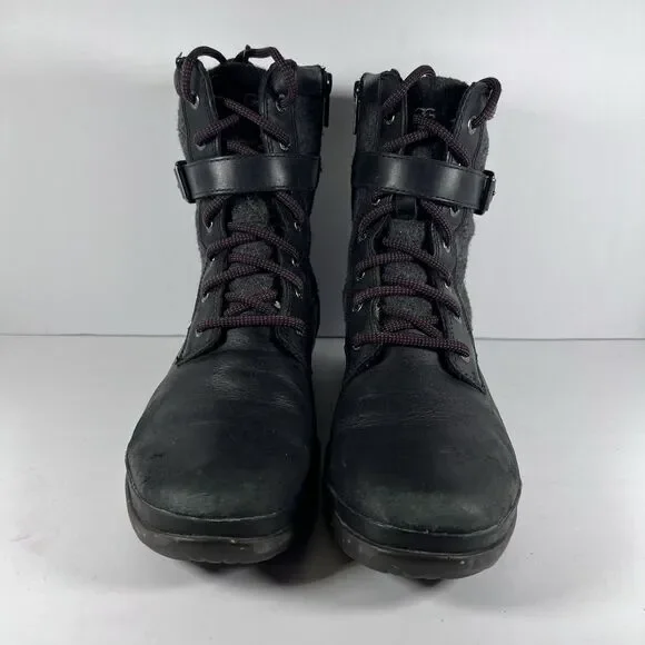 Ugg Kesey Waterproof Lace Up Ankle Boots Zip Buckle Women's Size 9.5 - Picture 2 of 7